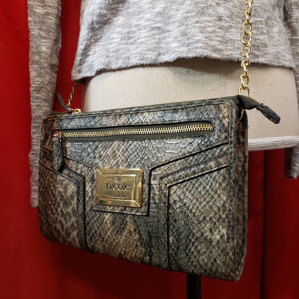 Isabella Mini Snakeskin Crossbody Purse [NWT]